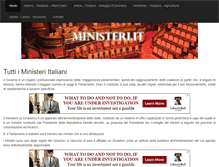 Tablet Screenshot of ministeri.it
